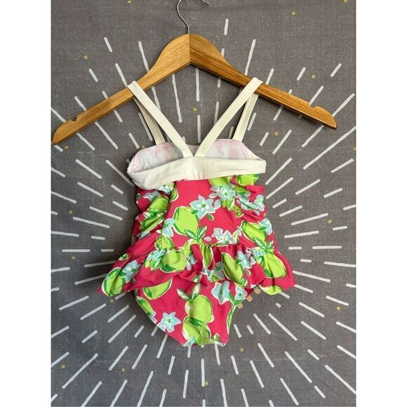 Janie and Jack Lime One Piece Swimsuit - Picture 4 of 4